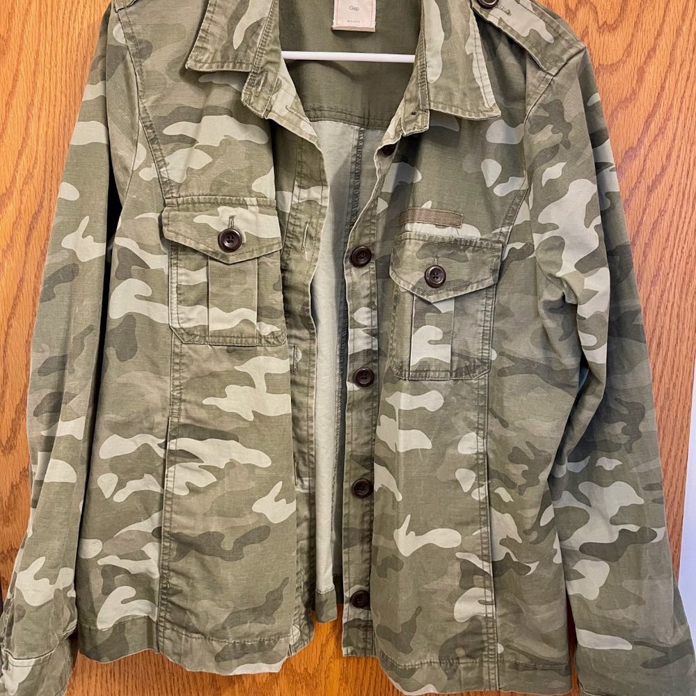 Gap Camo Military Jacket